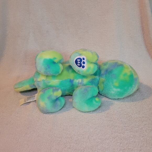 Build A Bear Tie-dye Chameleon Lizard Green Blue BAB Stuffed Plush 2024 - Picture 3 of 7